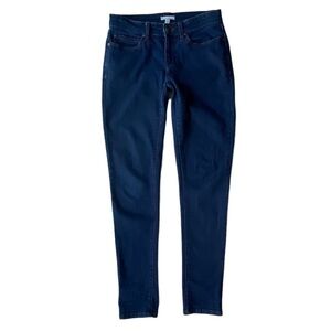 Eileen Fisher Jeans Womens Size 4 Skinny Mid Rise Dark Wash Organic Cotton